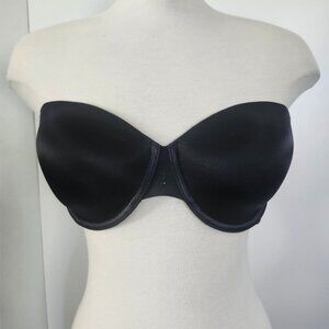 Victoria'S Secret Women'S Wired‎ Padded Black Strapless Bra Size 36 D